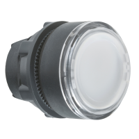 Galvutė mygtukui balta skaidri be fiksacijos 22mm su LED pašvietimu IP66 ZB5 Harmony - SCHNEIDER ELECTRIC