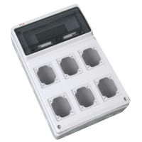 Skydelis v/t 13PLE 6 skyl. IP65 M-BOX - PCE