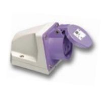 Lizdas CEE v/t 2P 16A ~24V IP44 - PCE