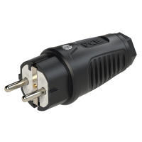 Kištukas a/k SCHUKO juodas IP54 Taurus2 - PCE