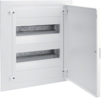 Skydelis p/t 24 modulių IP40 baltos durys - HAGER