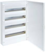 Skydelis v/t 72 modulių IP40 baltos durys - HAGER