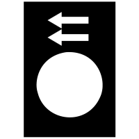 Markiruotė 30x40mm juoda su baltomis rodyklėmis - SCHNEIDER ELECTRIC