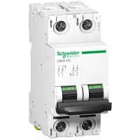 Automatas 2P 2A C 6kA 500V DC C60H-DC - SCHNEIDER ELECTRIC