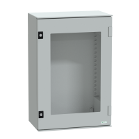 Skydas v/t 647x436x250mm IP66 poliesteris su stiklo durimismm IP66 RAL 7032 - SCHNEIDER ELECTRIC