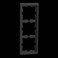 Rėmelis trigubas Antracito spalvos lakuotas SYSTEM DESIGN - SCHNEIDER ELECTRIC