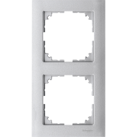 Rėmelis dvigubas aliuminio spalvos M-PURE MERTEN - SCHNEIDER ELECTRIC