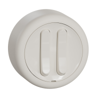 Jungiklis v/t dvigubas baltas RENOVA - SCHNEIDER ELECTRIC