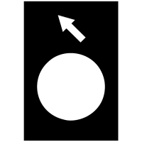 Markiruotė "Rodyklė" mygtukui juodos spalvos XAC Harmony - SCHNEIDER ELECTRIC