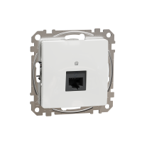 Lizdas p/t kompiuterinis IP20 1x8 be rėmelio baltas RJ45 Kat.6 UTP SEDNA DESIGN - SCHNEIDER ELECTRIC