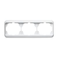 Rėmelis trigubas horizontalus baltas 1723-24G ALPHA NEA - ABB