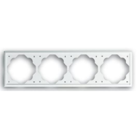 Rėmelis keturgubas baltas 1724-74-507 IMPULS - ABB