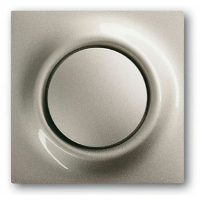 Klavišas viengubas jungikliui šampano / metalo spalvos 1786-79 IMPULS - ABB