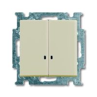 Jungiklis p/t dvigubas su pašvietimu dramblio kaulo spalvos 2006/5 UCGL-92-507 BASIC 55 - ABB