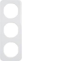 Rėmelis trigubas baltas blizgus R.1 - BERKER