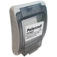 Dangtelis viengubas lizdui skaidrus 65x83mm IP55 - PALAZZOLI