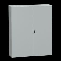 Skydas v/t 1200x1000x300 IP55 metalinis su montažine plokšte dvejų durų S3D Spacial - SCHNEIDER ELECTRIC