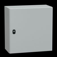 Skydas v/t 500x500x250 IP66 metalinis su montažine plokšte S3D Spacial - SCHNEIDER ELECTRIC