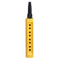 Postas valdymo 9 mygtukų nešiojamas tuščias IP65 geltonos spalvos XACB Harmony - SCHNEIDER ELECTRIC