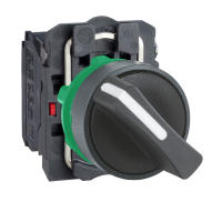 Perjungiklis 2 padėčių 1no+1nc juodas su fiksacija IP67 XB5 Harmony - SCHNEIDER ELECTRIC