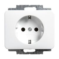 Lizdas p/t SCHUKO baltas/alabast 16A 250V 20 EUC-24G ALPHA NEA - ABB