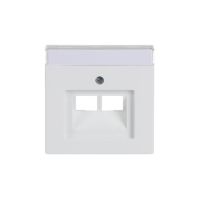 Dangtelis kompiuteriniam lizdui dvigubas RJ45 baltos spalvos 1803-02-84 Future Linear - ABB