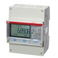 Skaitiklis elektros energijos 3F 65A tiesioginis 1 tarifas MID Modbus 4 modulių Steel B23 112-100 - ABB
