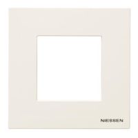 Rėmelis viengubas baltas N2271 BL ZENIT - ABB