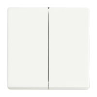 Klavišas dvigubas baltas 6736 FoH-884 - ABB