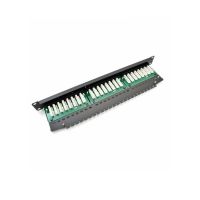 Panelė komutacinė Kat.6 UTP 24xRJ45, 19" 1U pajungimas iš galo - SECURITYNET