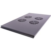 Panelė ventiliatorių 4- vent. be termostato/ juoda - SECURITYNET