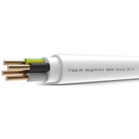 Kabelis EXQ Light PRO 5x1.5mm2 300/500V baltas Cca klasė [matuojamas] - TT CABLES