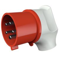 Kištukas CEE a/k 5P 32A 400V IP44 6h kampinis - MENNEKES