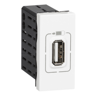 Lizdas p/t USB 5V 750mA baltas Mosaic - LEGRAND