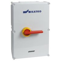 Jungiklis saugumo 4P 200A 110kW (AC23) IP65 raudona rankena KEM4200 Y/R - KATKO