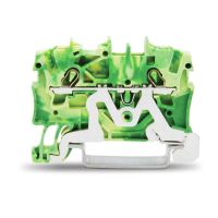 Gnybtas 1.5mm2/4.2mm geltonai žalias ant bėgelio - WAGO