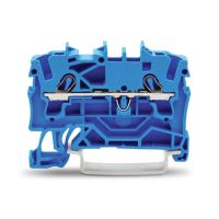 Gnybtas 2.5mm2/5.2mm mėlynas ant bėgelio - WAGO