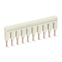 Trumpiklis 10 polių pilkas 2002 serijai - WAGO