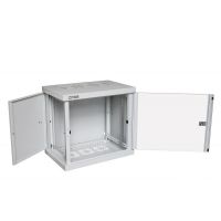 Spinta sieninė 600x600x632 19" 12U pilka /nuim.šonai/stikl.durys Z-BOX - ZPAS