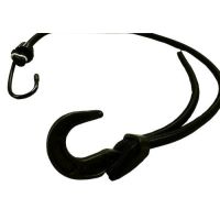 Guma tvirtinimo 0.8m su kabliuku ir kabliu juoda PEXV - PROTEC