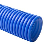 Vamzdis gofruotas D90/75 450N mėlynas antistatinis antibakterinis be halogenų KOPOFLEX PLCA [50m] - KOPOS KOLIN