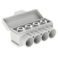 Gnybtas atšakojimo Al 10-50/Cu 2.5-35mm2 geltonai-žalias 1000V SLT50-4 - MOREK