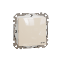 Jungiklis p/t viengubas IP44 be rėmelio dramblio kaulo spalvos 10A 250V SEDNA DESIGN - SCHNEIDER ELECTRIC