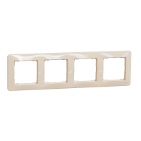 Rėmelis keturgubas IP20 dramblio kaulo spalvos SEDNA DESIGN - SCHNEIDER ELECTRIC