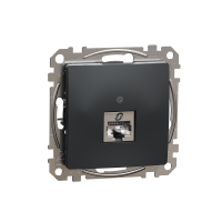 Lizdas p/t kompiuterinis IP20 1x8 be rėmelio antracito spalvos RJ45 Kat.6 STP SEDNA DESIGN - SCHNEIDER ELECTRIC