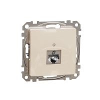 Lizdas p/t kompiuterinis IP20 1x8 be rėmelio dramblio kaulo spalvos RJ45 Kat.6 STP SEDNA DESIGN - SCHNEIDER ELECTRIC