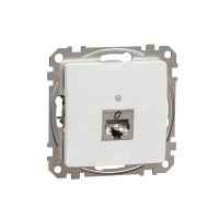 Lizdas p/t kompiuterinis IP20 1x8 be rėmelio baltas RJ45 Kat.6 STP SEDNA DESIGN - SCHNEIDER ELECTRIC