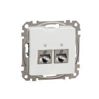 Lizdas p/t kompiuterinis IP20 2x8 be rėmelio baltas RJ45 Kat.6 STP SEDNA DESIGN - SCHNEIDER ELECTRIC
