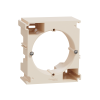 Dėžutė v/t vienguba IP20 dramblio kaulo spalvos be sienelių SEDNA DESIGN - SCHNEIDER ELECTRIC