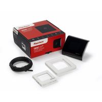 Termostatas grindų ir patalpų jutikliu 13A IP21 max.3kW SENZ-WIFI dvi apdailos juoda/balta (balta be rėmel) - RAYCHEM